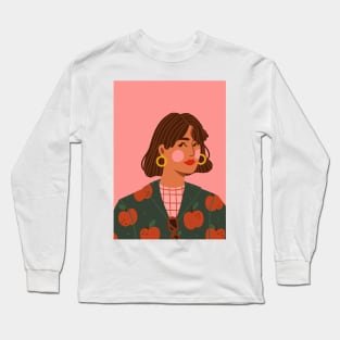 cute girl Long Sleeve T-Shirt